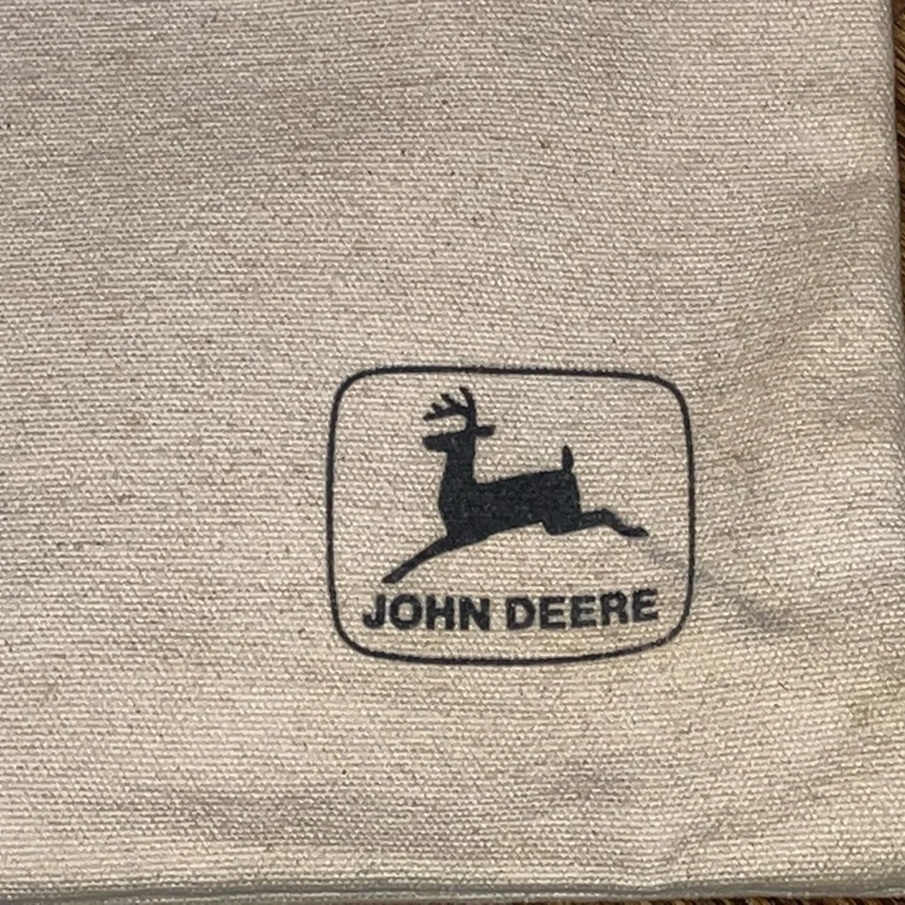 Vintage John Deere Tan Canvas Briefcase/Bag